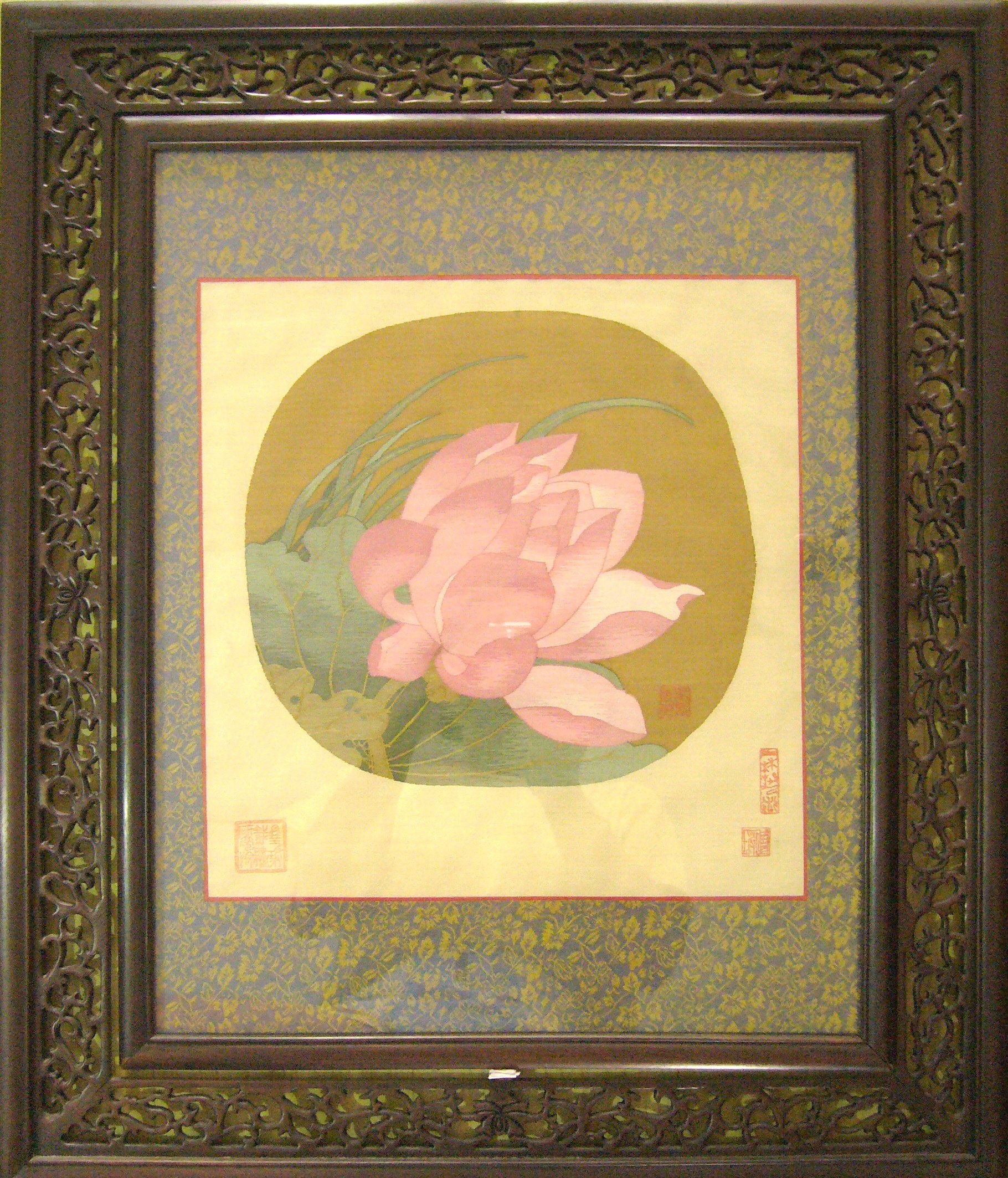 肖琳缂丝作品《荷》